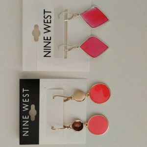 Nine West  drop earrings bundle